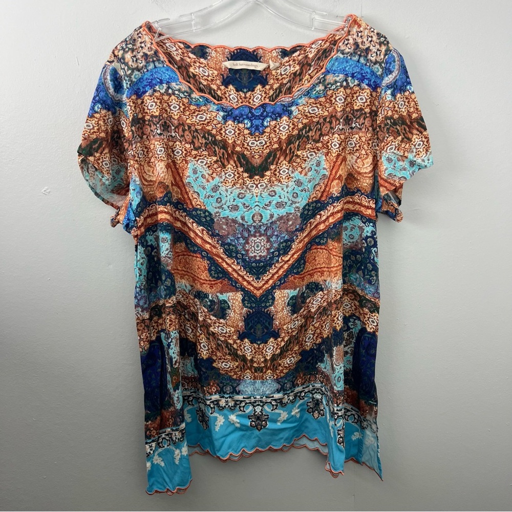 Soft Surroundings Sharron Top Kaleidoscope